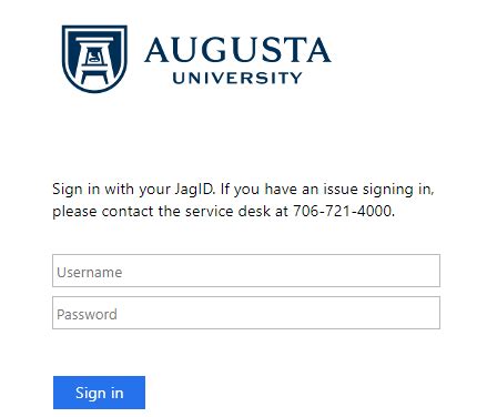 Username Student or Employee ID (e. . D2l augusta login